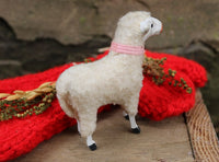 Hanging Wooden Candle Holder Sconce Hog Scraper Putz Sheep