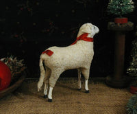 Putz sheep Large Size with Santa Pull Toy Sweet