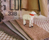 Antique Child's Dresser with Putz Sheep Sweet