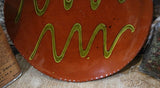 Redware Pennsylvania Plate Lester Breininger Delightful