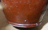 Early Redware Apple Butter Jar Breadboard and Cookie Cutters Gathering