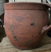 Early Hearth Cooking Pennsylvania Redware Pot