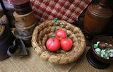 Pennsylvania Rye Basket with Stone Cherries