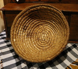 Pennsylvania Rye Straw Basket Tall Size with Trio of Glorious Sunflowers