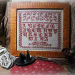 Dutch Marking Sampler Red dated 1902 Sweet