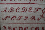 Marking Sampler dated 1853 Signed Knopf Continental