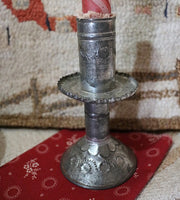Early Sand Weighted Candle Holders with Decoration