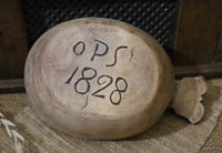 Early Carved Scoop Lye Soap Gathering