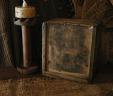 Primitive Old Carrier with Early Spice Drawer Tea Light Decked Out for Autumn