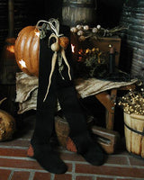 Primitive Long Stockings 1915 Marked Hercules Halloween