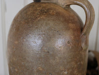 Stoneware Jug Mid-19th Century with Forsythia