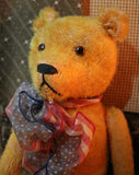 German Petz Jointed Golden Mohair Bear with Growler Adorable