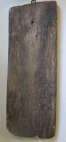 Early Primitive Wooden Washboard With Heart Design