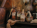 Primitive Witches Apothecary Old Bottles Mortar Pestle Mouse Halloween Fun