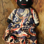 Black Doll with Hand Stitched Features Darling Dress